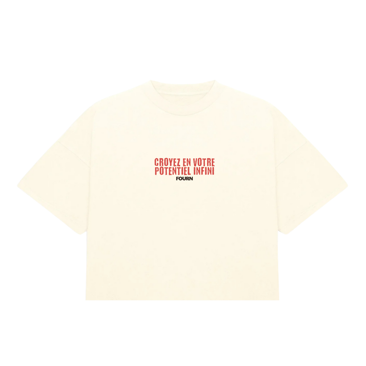 Believe In Your Boundless Potential Oversized T-Shirt - Black