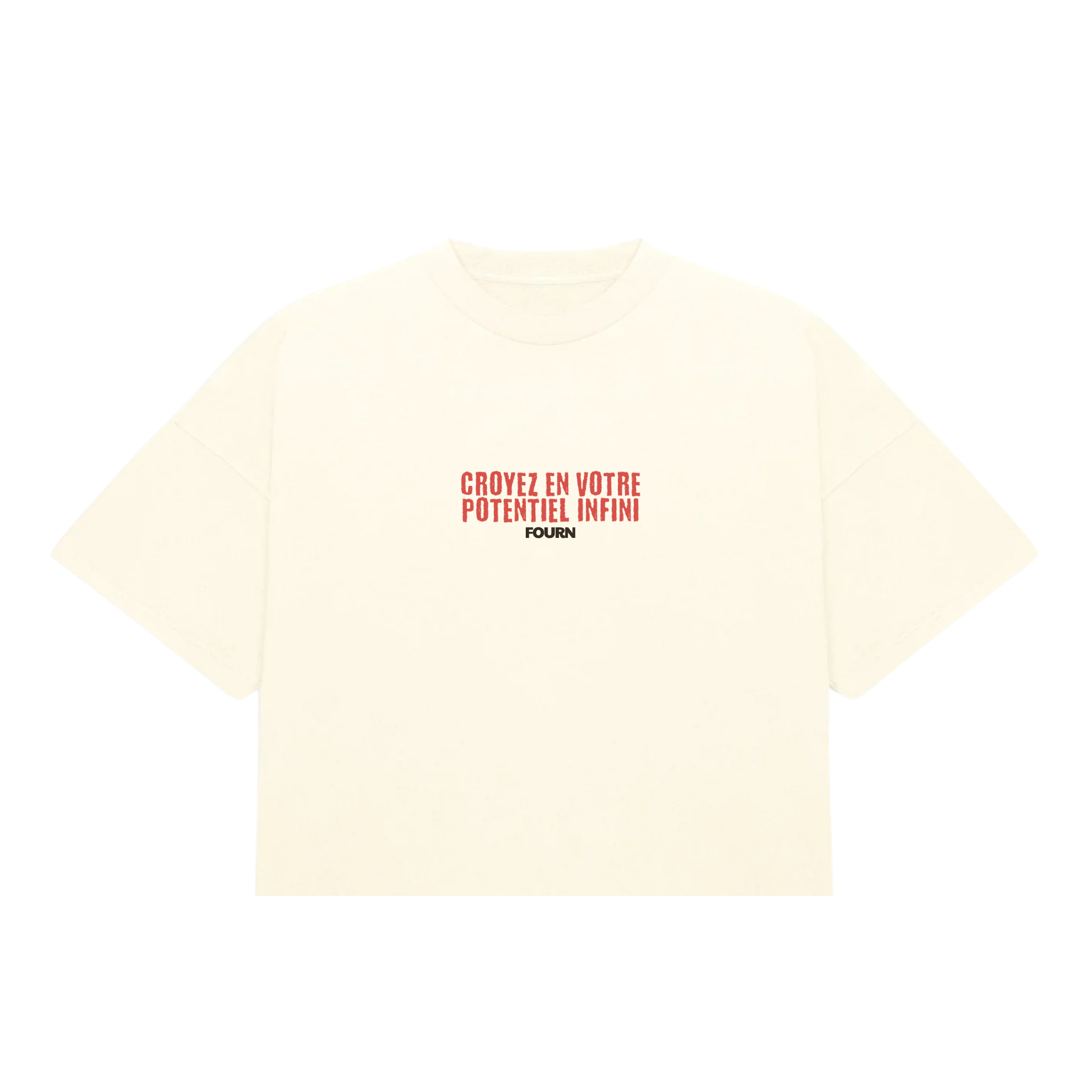 Believe In Your Boundless Potential Oversized T-Shirt - Black