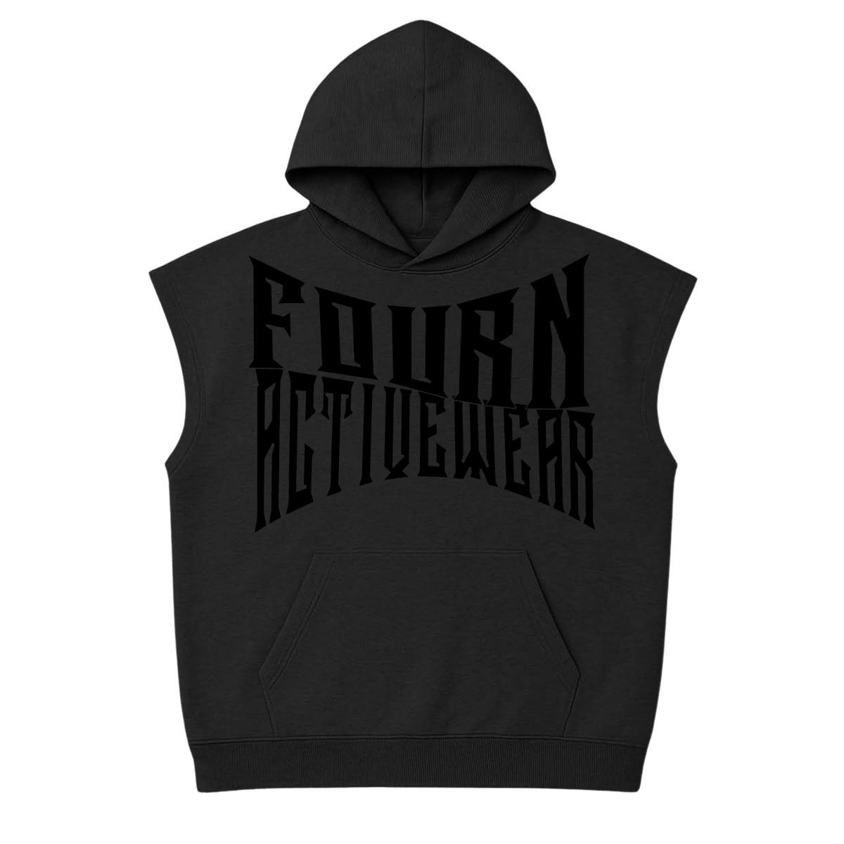 FOURN ACTIVEWEAR SLEEVELESS HOODIE