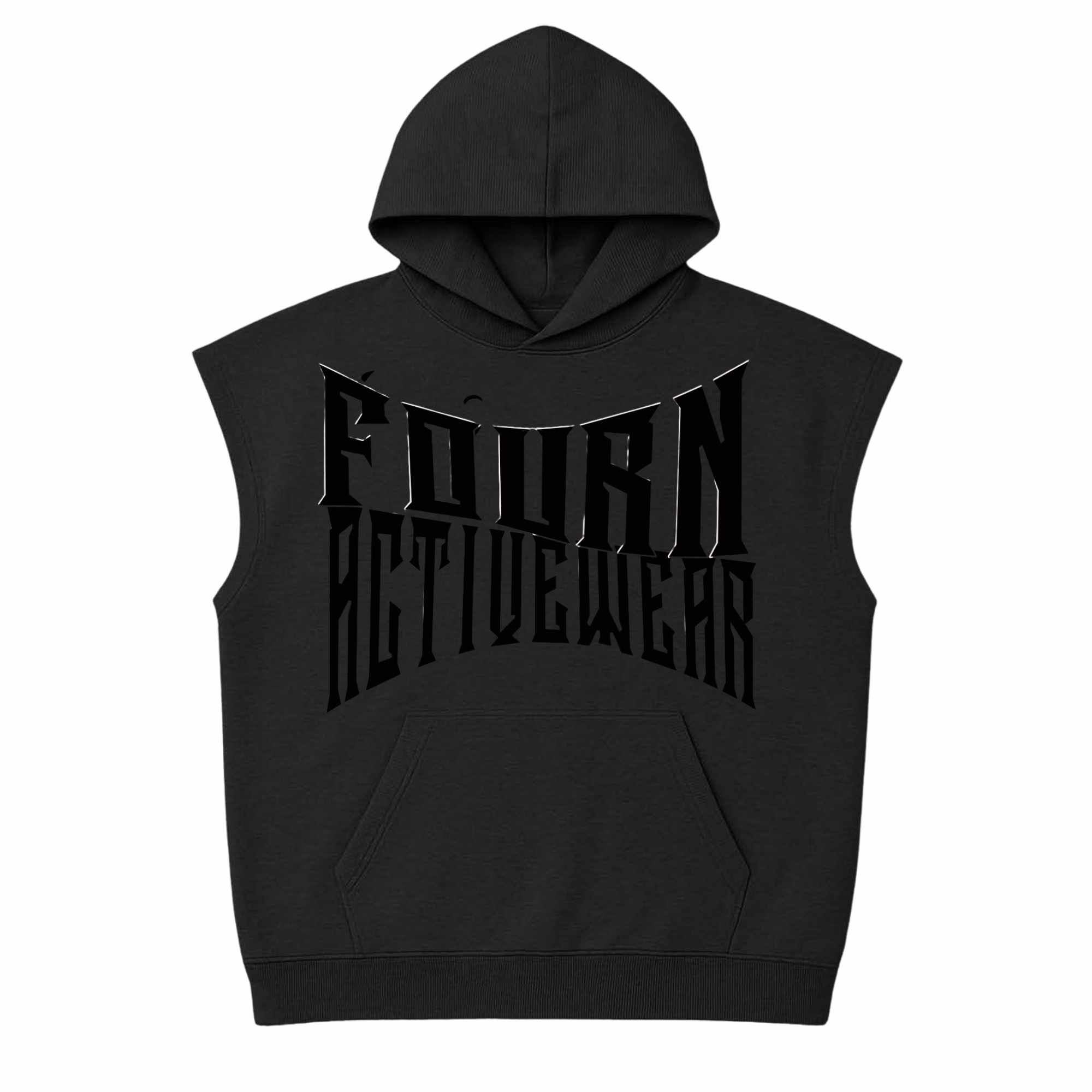 FOURN ACTIVEWEAR SLEEVELESS HOODIE