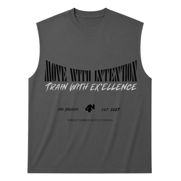 FOURN Activewear Cropped Muscle Tank — Unisex