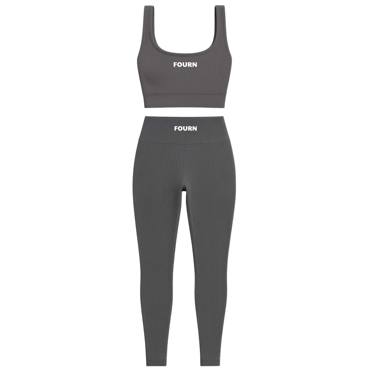 FOURN Seamless Set — Ribbed Bra & Legging