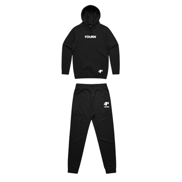 FOURN "Originals" Hoodie + Jogger Set (Black)