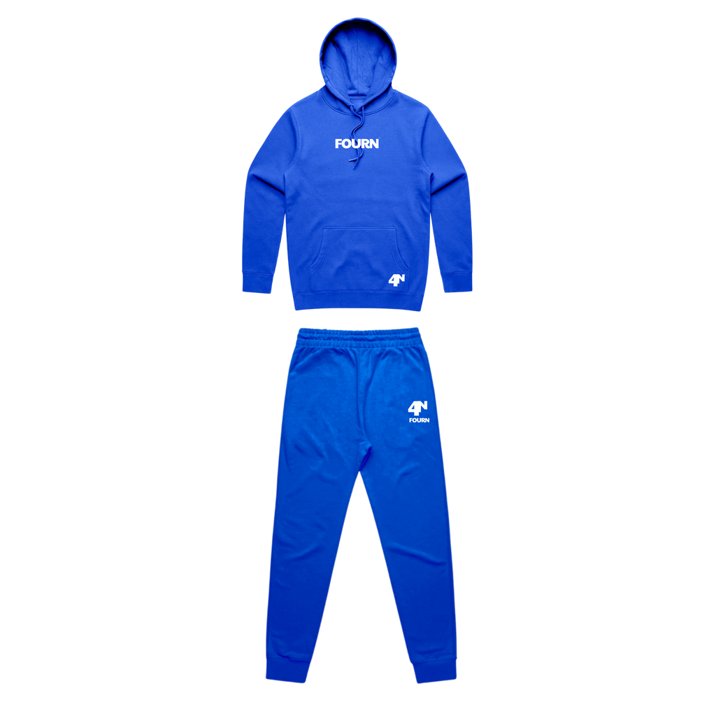 FOURN "Originals" Hoodie + Jogger Set (White)