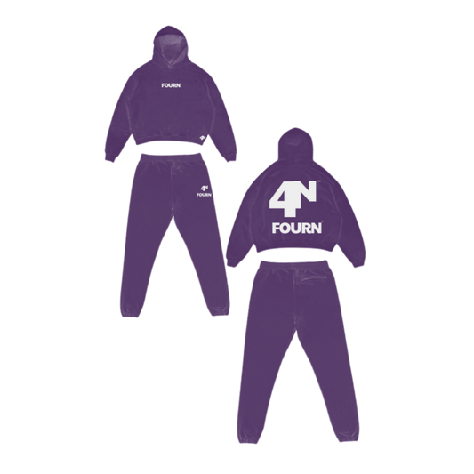 FOURN "Originals" Hoodie + Jogger Set (Purple)