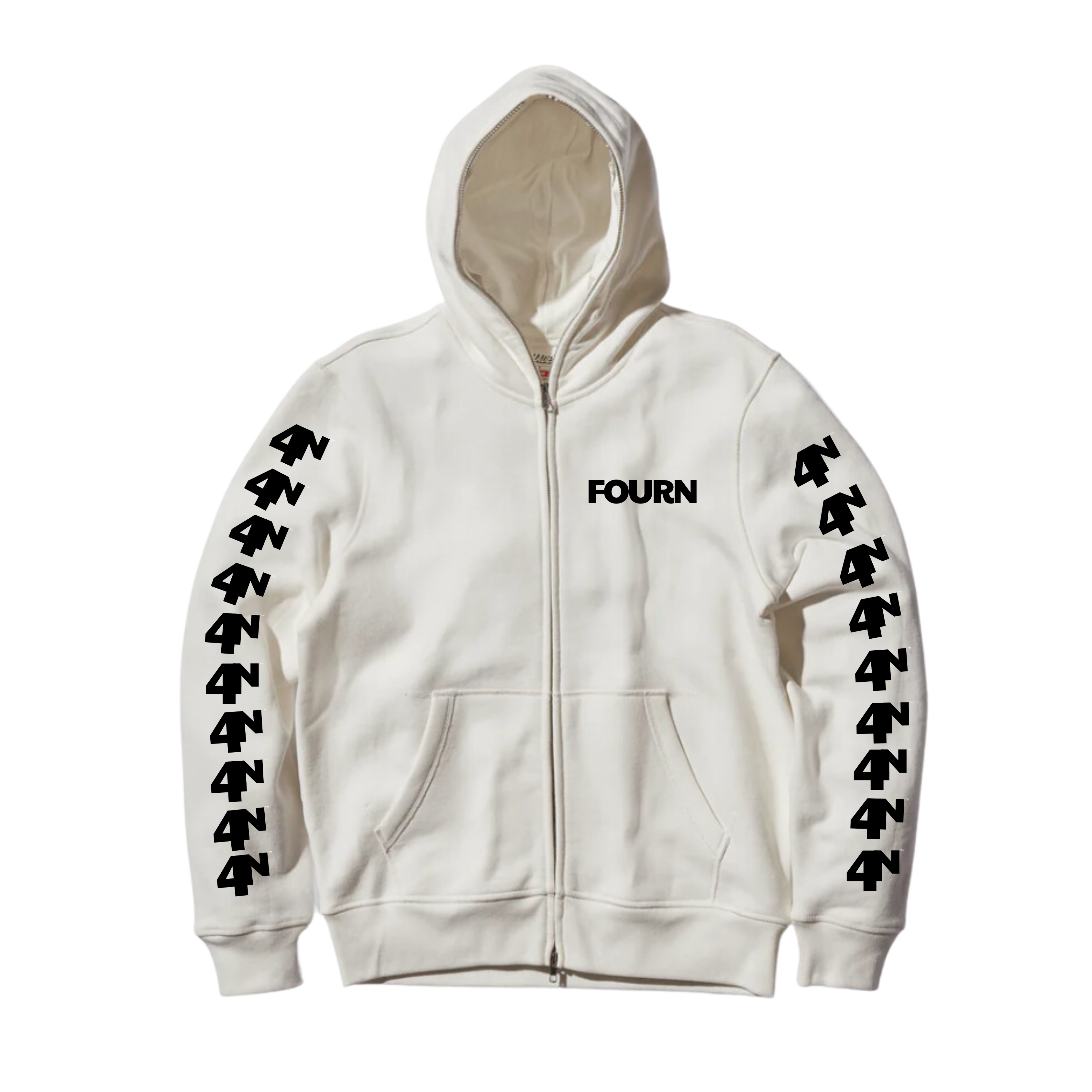 Off White Full Zip Body Bag Jacket - Fall Collection