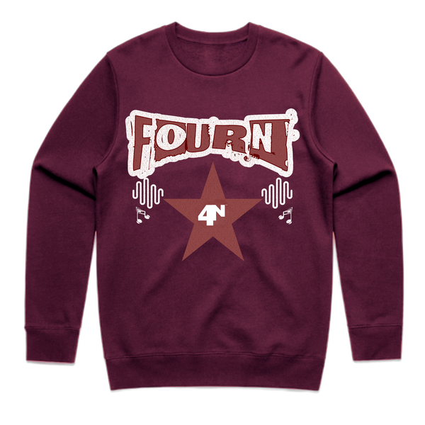 Stardom Crew Neck - Fall Collection (Maroon)