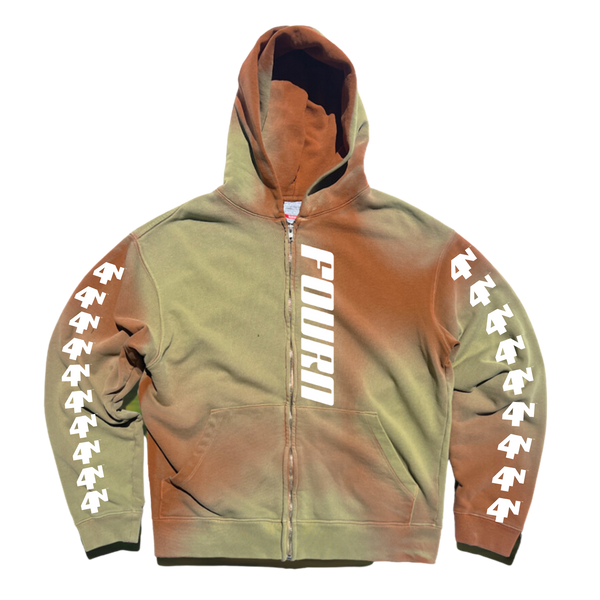 SOLD OUT - Autumn Leaves Zip Up Jacket  - Fall Collection