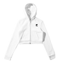 Ladies Crop Top Full Zip Body Bag Jacket - Fall Collection (White)