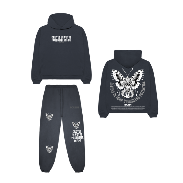 Believe In Your Boundless Potential Plush Set - Black Edge