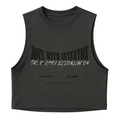 FOURN Activewear Cropped Muscle Tank — Unisex
