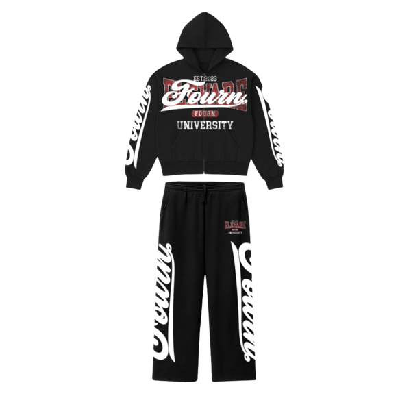 FOURN University Zip up Set