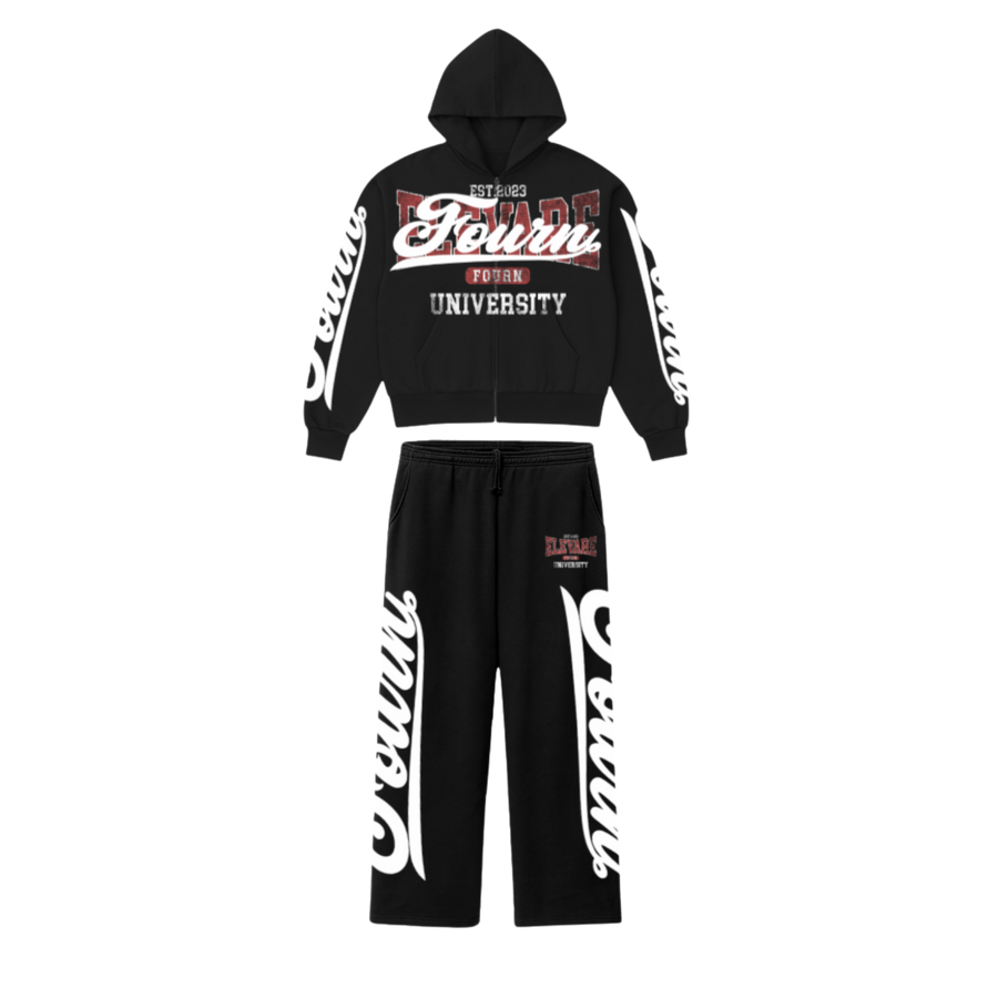 FOURN University Zip up Set